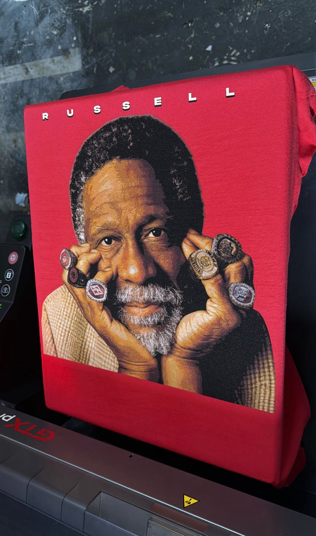MNK5 "RUSSELL" Limited Edition T-Shirt Krimson