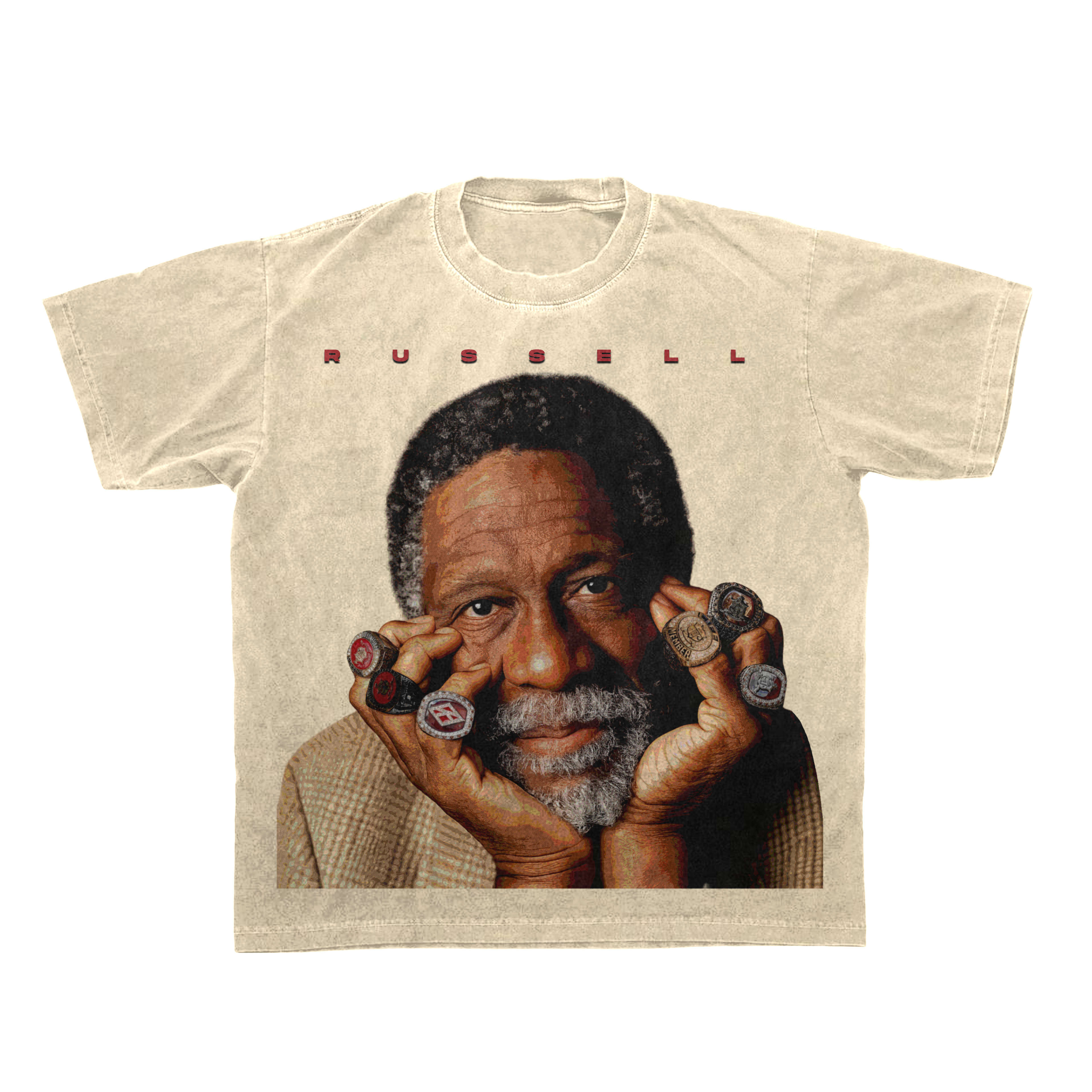 MNK5 "RUSSELL" Limited Edition T-Shirt Kream