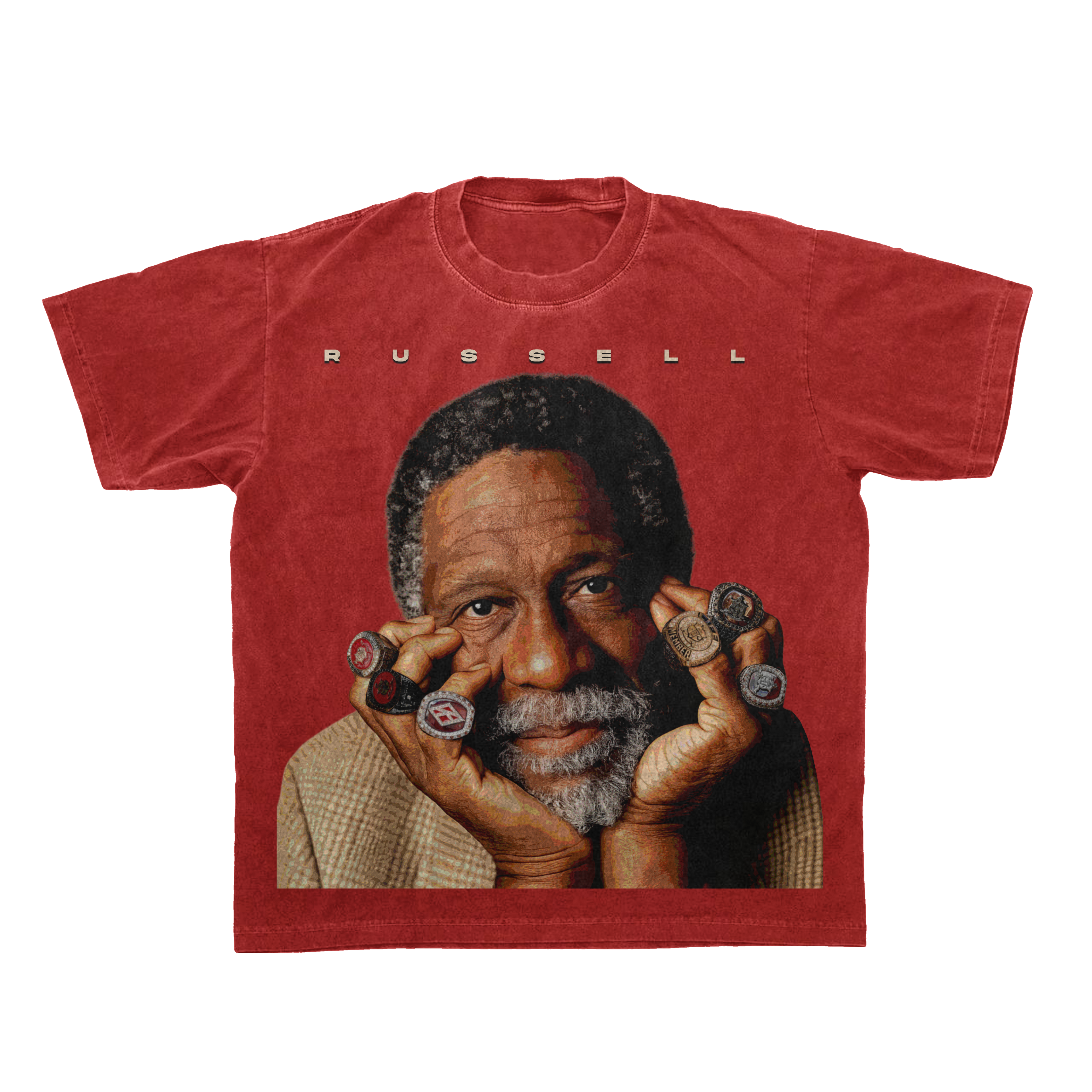 MNK5 "RUSSELL" Limited Edition T-Shirt Krimson