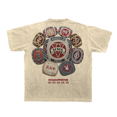 MNK5 "RUSSELL" Limited Edition T-Shirt Kream