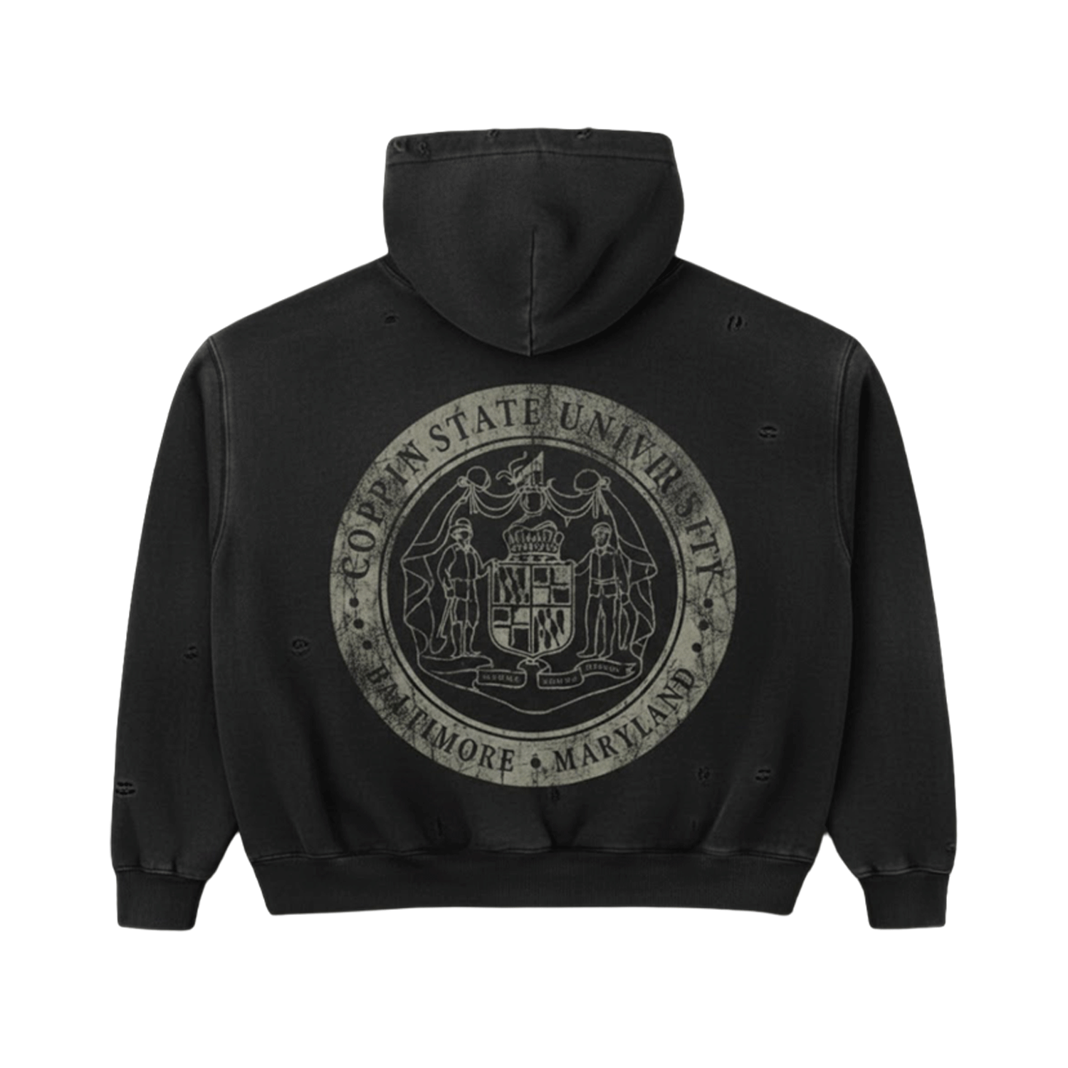 CSU 126 ANNIVERSARY ZIP UP JACKET BLACK