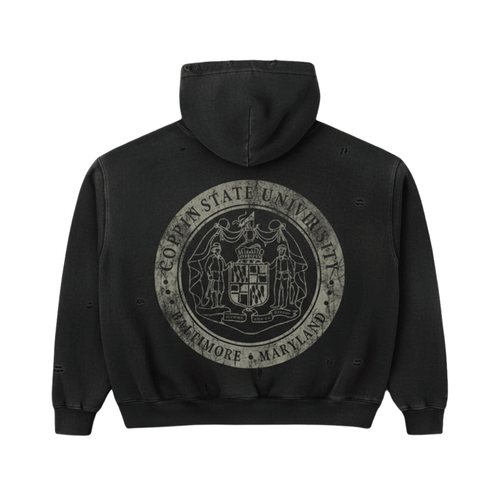 CSU 126 ANNIVERSARY ZIP UP JACKET BLACK