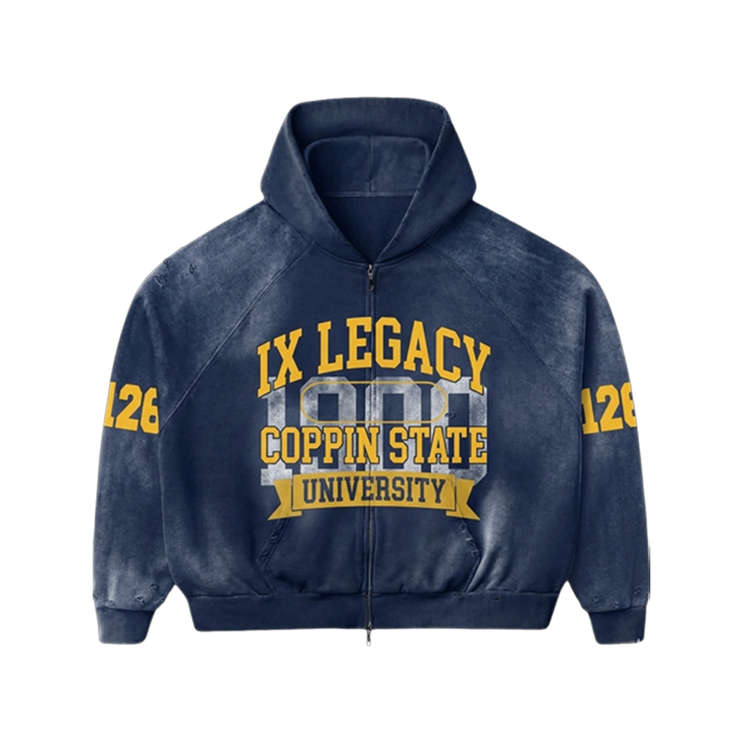 CSU 126 ANNIVERSARY ZIP UP JACKET NAVY BLUE