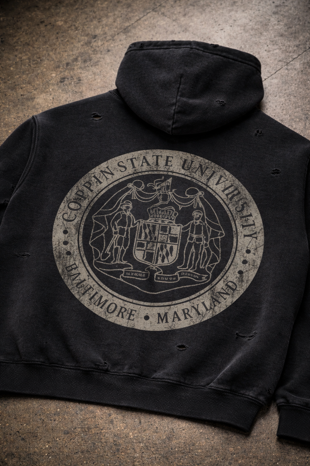 CSU 126 ANNIVERSARY ZIP UP JACKET BLACK