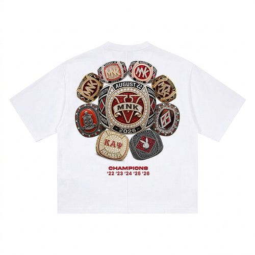 MNK5 "RUSSELL" Limited Edition T-Shirt White