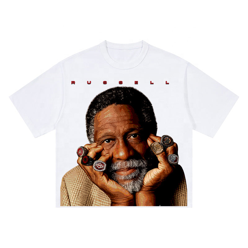 MNK5 "RUSSELL" Limited Edition T-Shirt White
